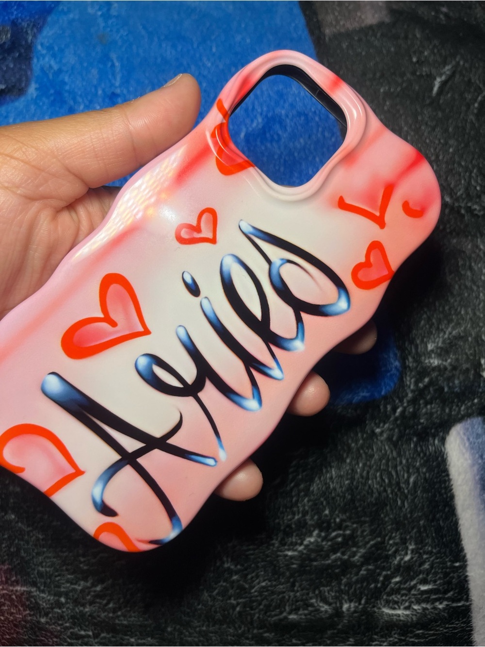 Pink Heart “Aries” Zodiac Phone Case - iphone 13